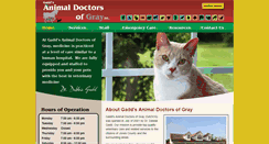 Desktop Screenshot of grayvet.com