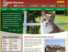 Tablet Screenshot of grayvet.com